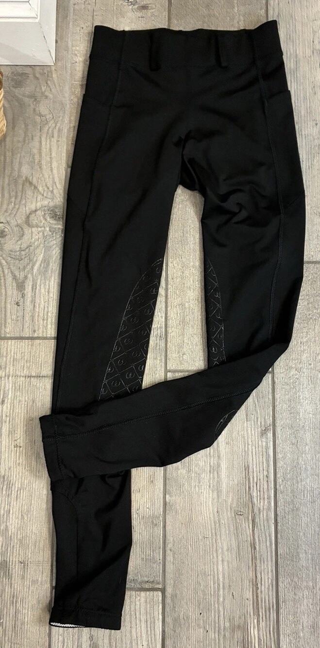 Ovation AeroWick SLC Riding Tights Black XS 24 Silicone Grip Equestrian Pants